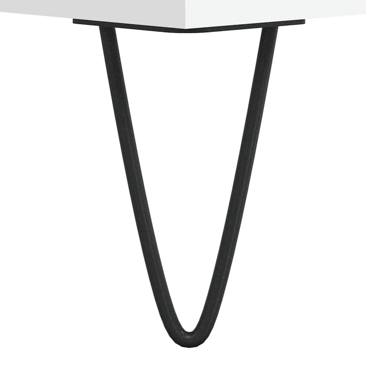 sofabord 104x60x35 cm konstrueret træ hvid