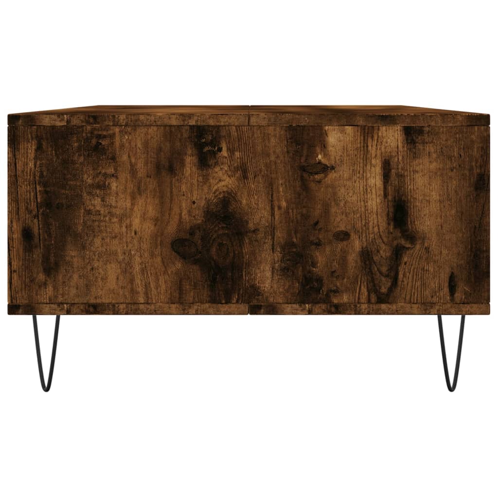 sofabord 104x60x35 cm konstrueret træ røget egetræsfarve