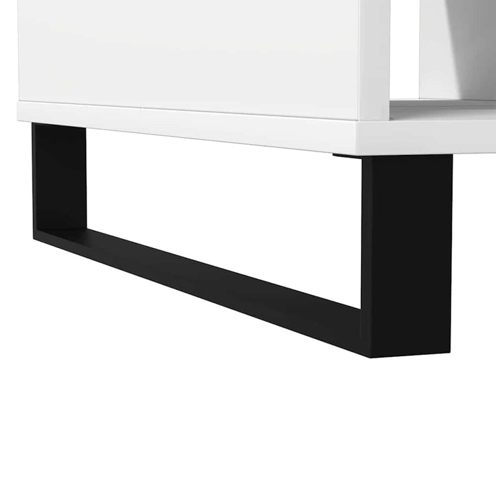 sofabord 104x60x35 cm konstrueret træ hvid