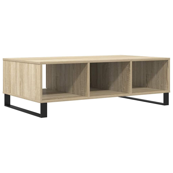 sofabord 104x60x35 cm konstrueret træ sonoma-eg