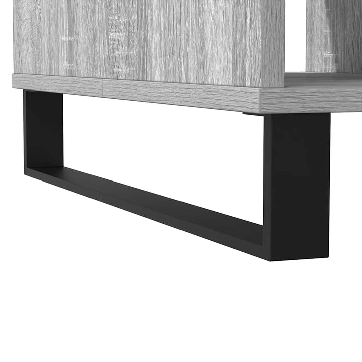 sofabord 104x60x35 cm konstrueret træ grå sonoma-eg