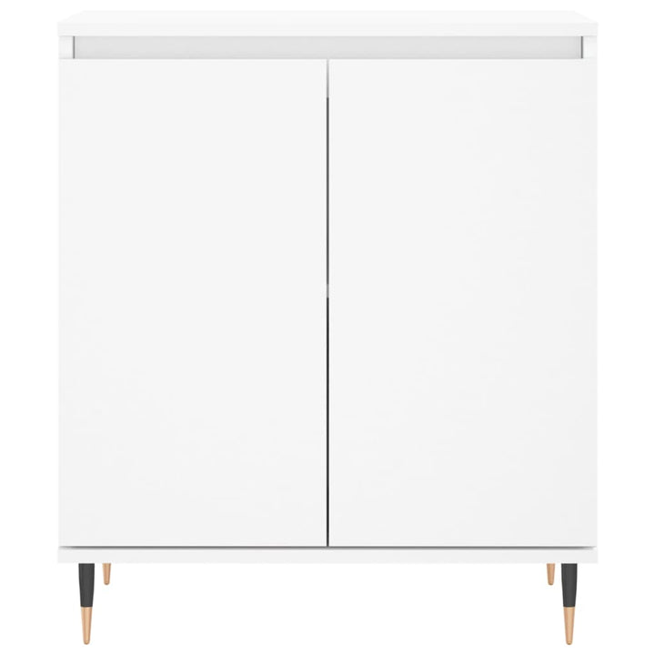 skænk 60x35x70 cm konstrueret træ hvid