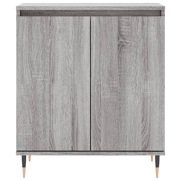 skænk 60x35x70 cm konstrueret træ grå sonoma-eg