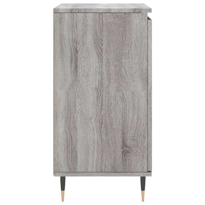 skænk 60x35x70 cm konstrueret træ grå sonoma-eg