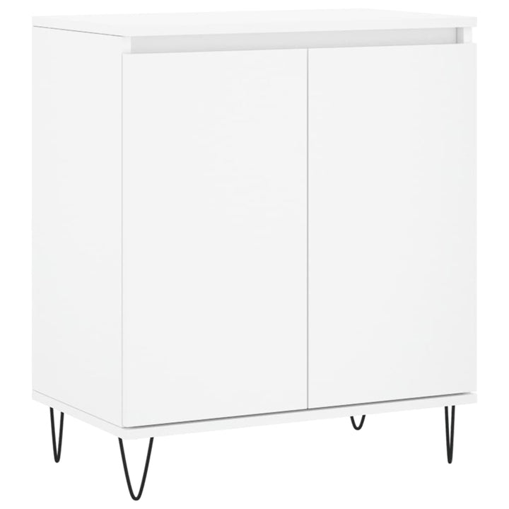 skænk 60x35x70 cm konstrueret træ hvid