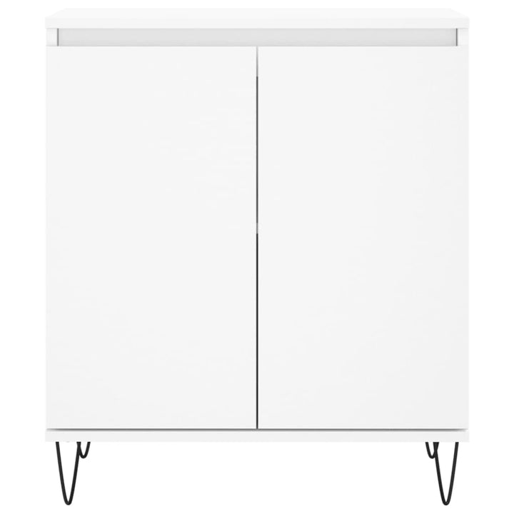 skænk 60x35x70 cm konstrueret træ hvid