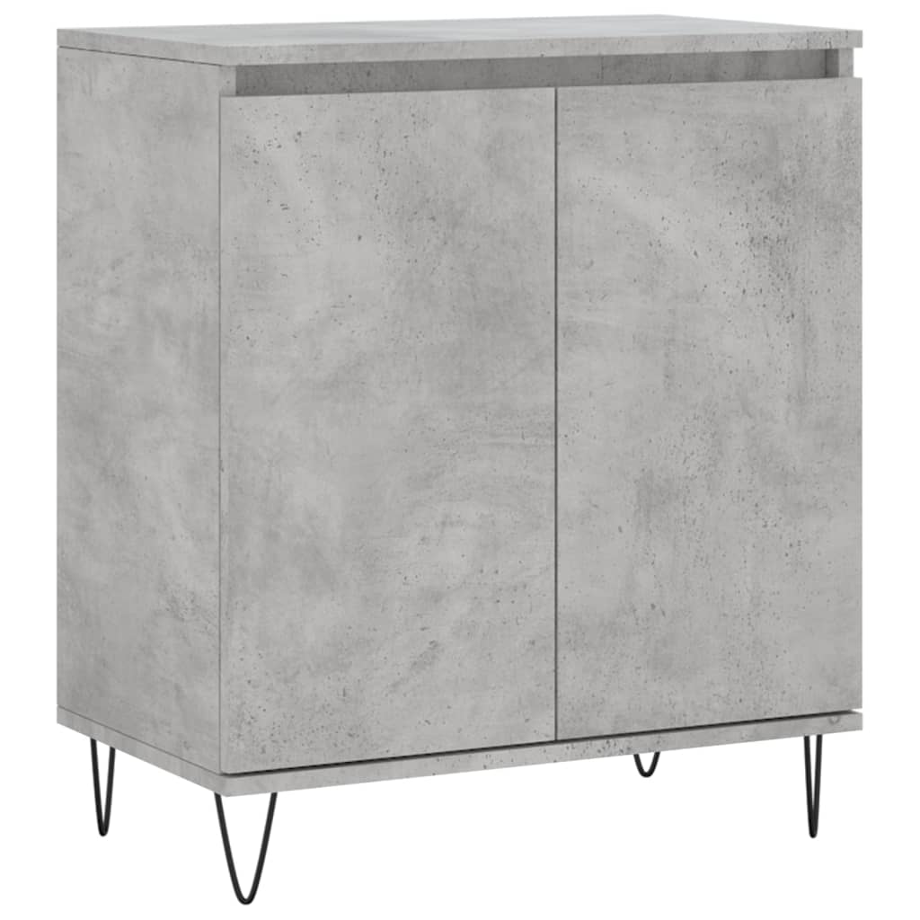 skænk 60x35x70 cm konstrueret træ betongrå