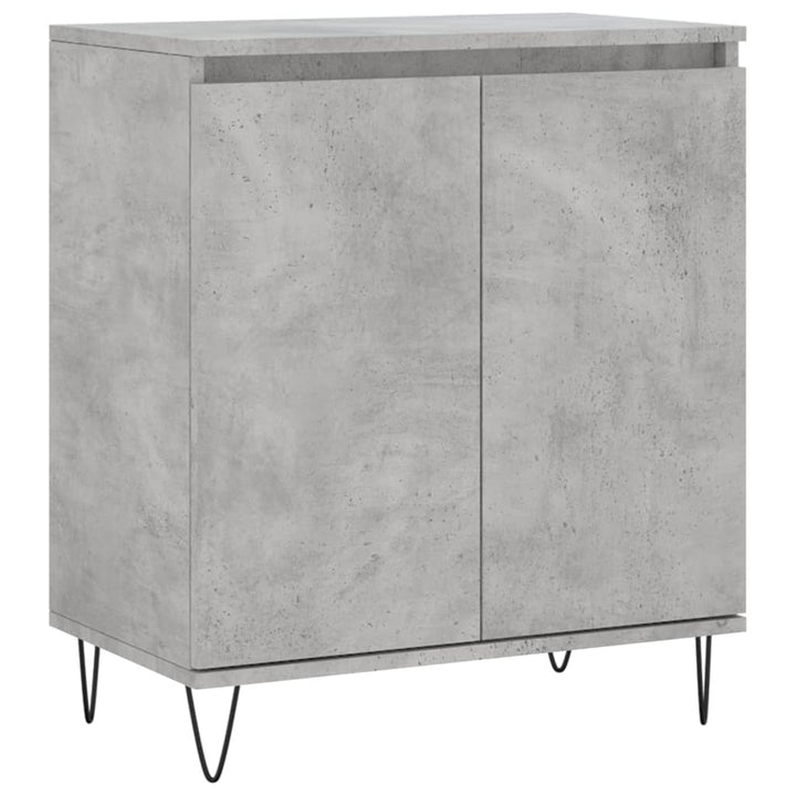 skænk 60x35x70 cm konstrueret træ betongrå