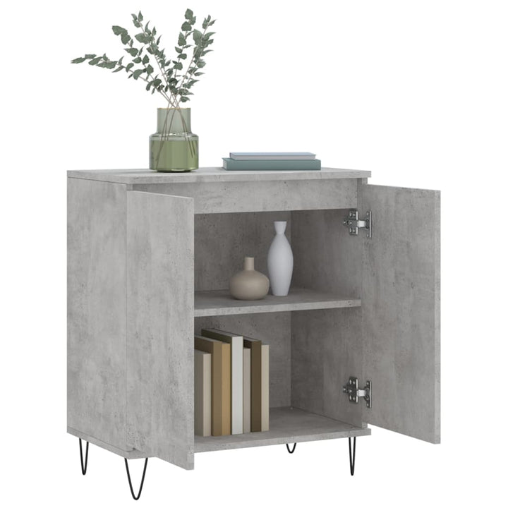skænk 60x35x70 cm konstrueret træ betongrå