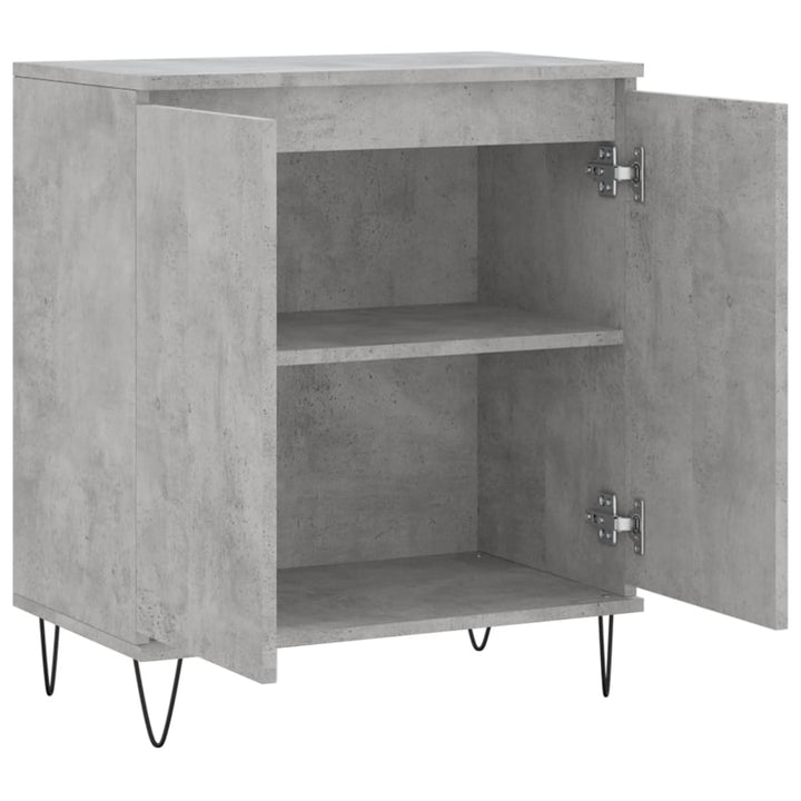 skænk 60x35x70 cm konstrueret træ betongrå
