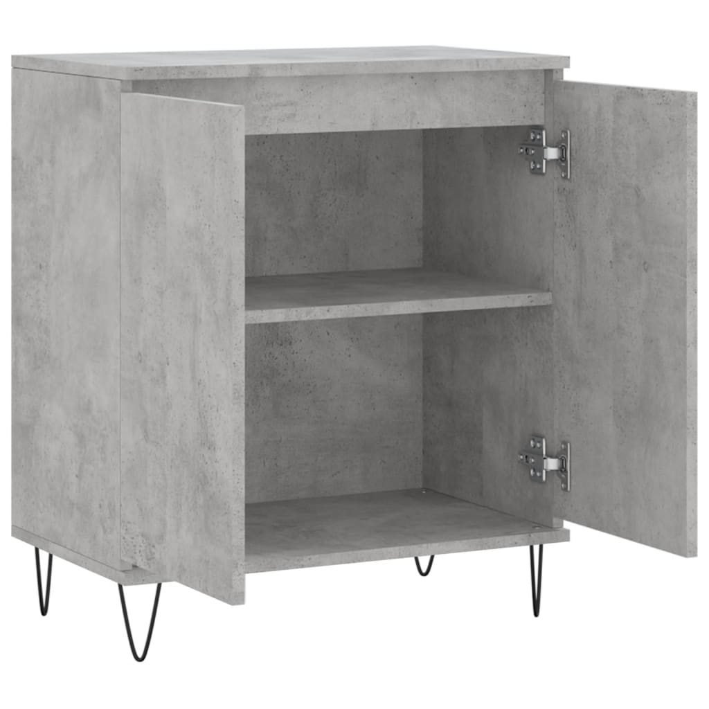 skænk 60x35x70 cm konstrueret træ betongrå