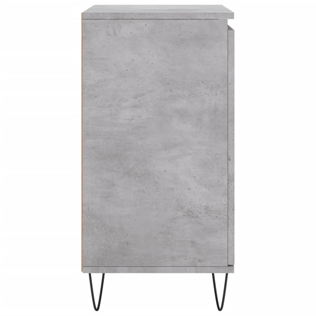 skænk 60x35x70 cm konstrueret træ betongrå