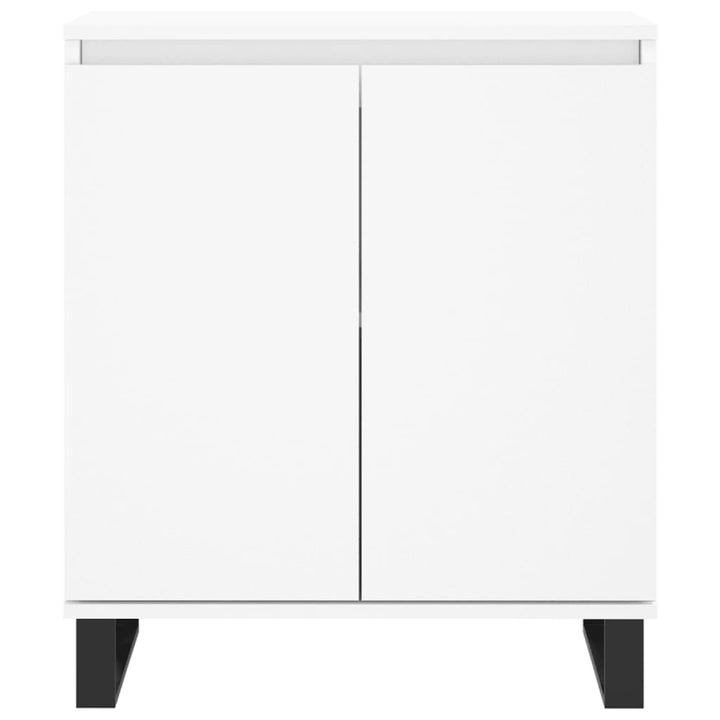 skænk 60x35x70 cm konstrueret træ hvid