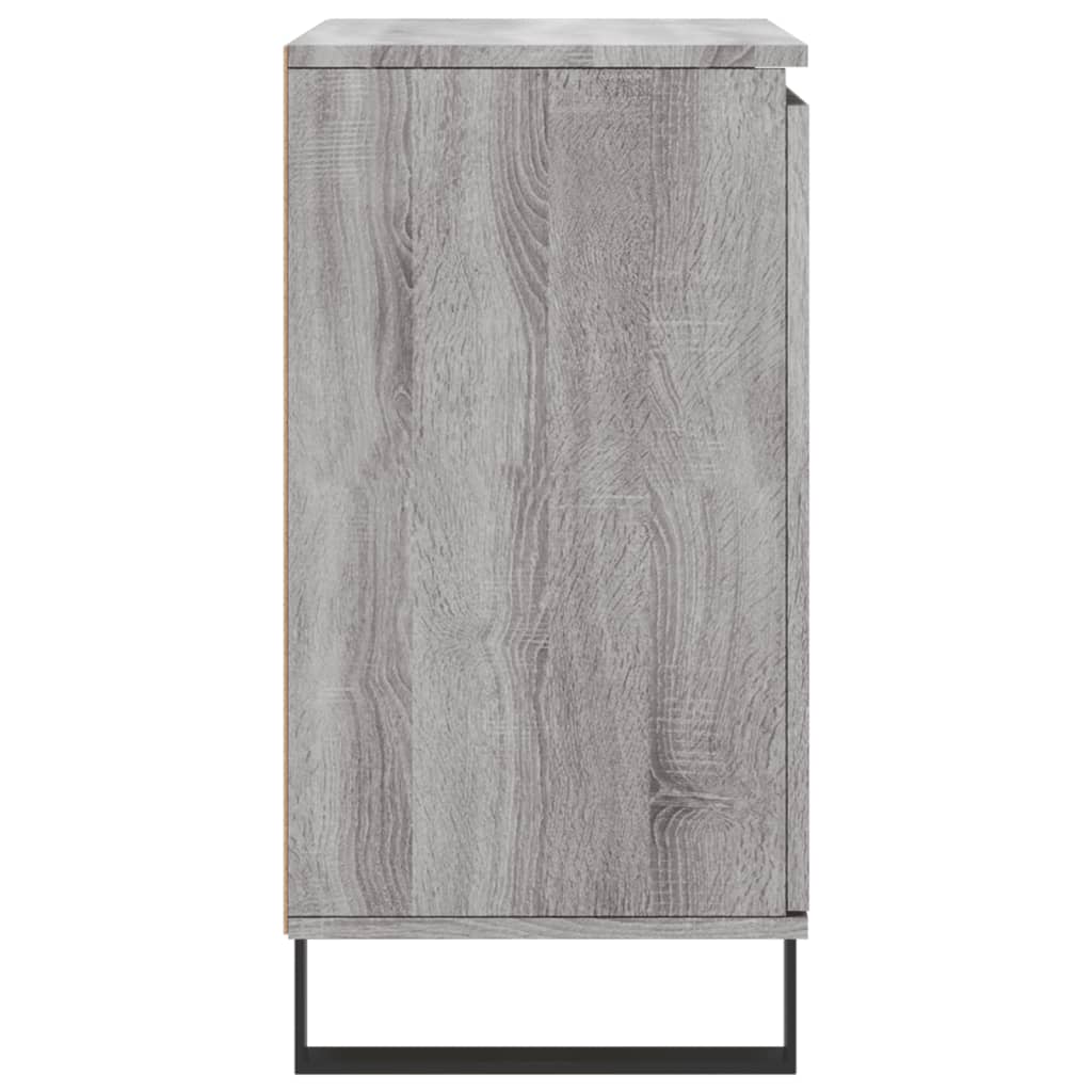 skænk 60x35x70 cm konstrueret træ grå sonoma-eg
