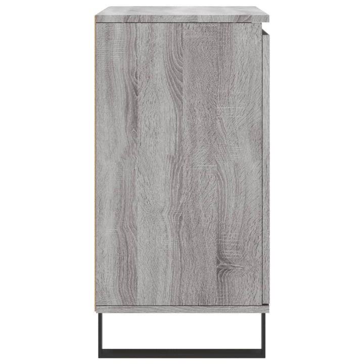 skænk 60x35x70 cm konstrueret træ grå sonoma-eg