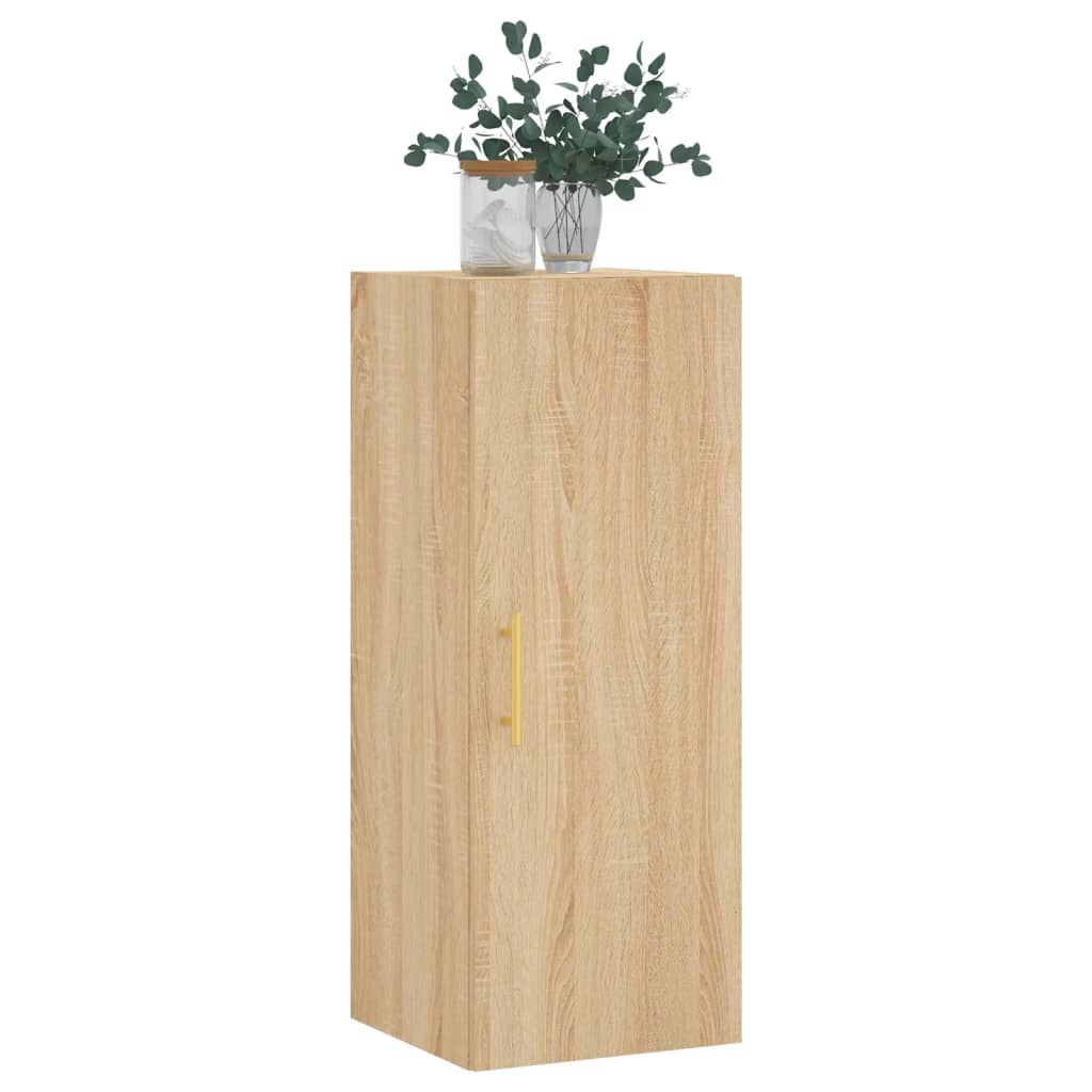 vægskab 34,5x34x90 cm sonoma-eg