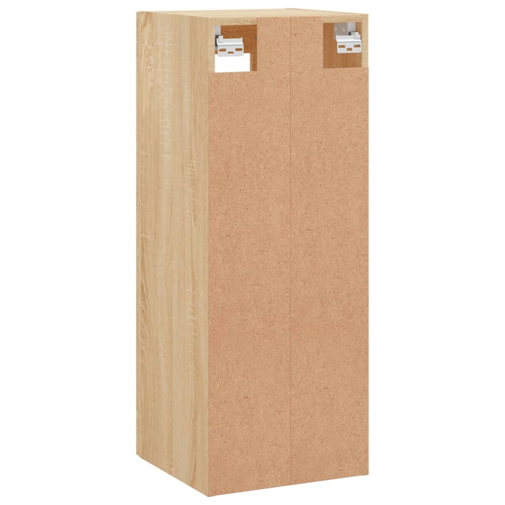 vægskab 34,5x34x90 cm sonoma-eg