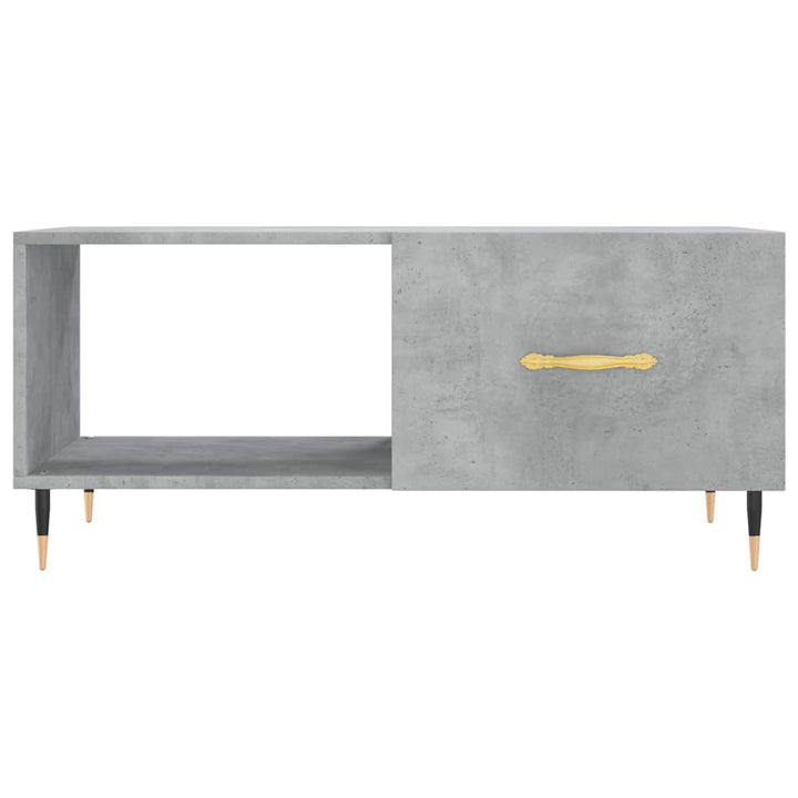 sofabord 90x50x40 cm konstrueret træ betongrå