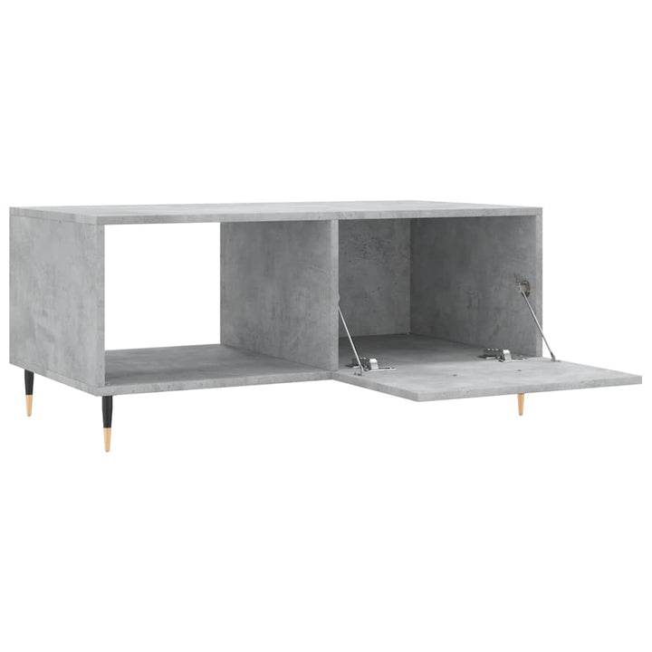 sofabord 90x50x40 cm konstrueret træ betongrå