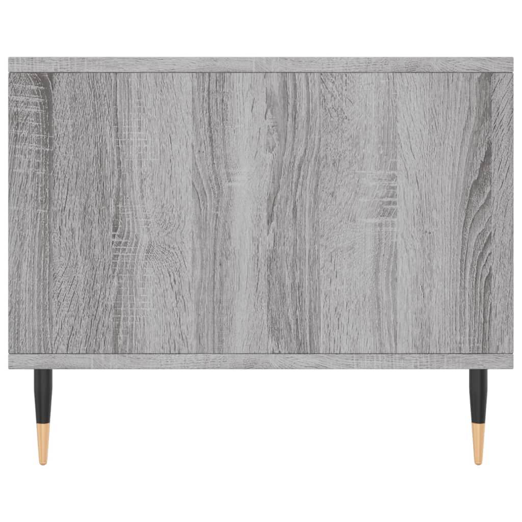 sofabord 90x50x40 cm konstrueret træ grå sonoma-eg