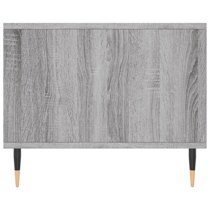 sofabord 90x50x40 cm konstrueret træ grå sonoma-eg
