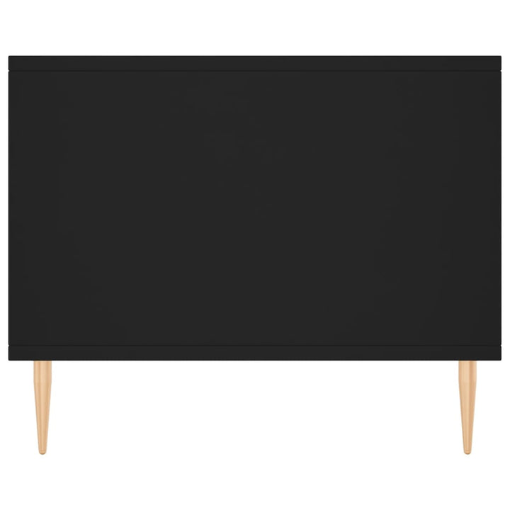 sofabord 90x50x40 cm konstrueret træ sort