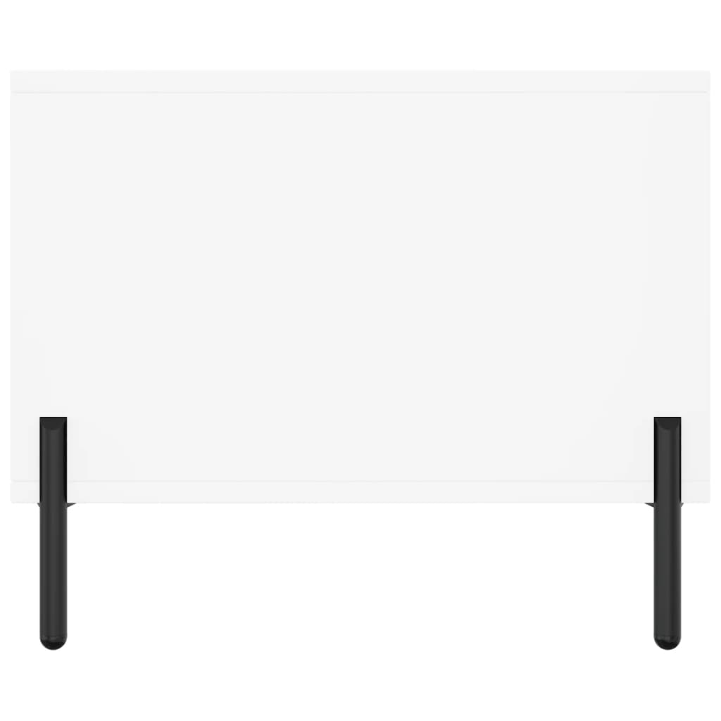 sofabord 90x50x40 cm konstrueret træ hvid