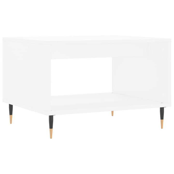 sofabord 60x50x40 cm konstrueret træ hvid