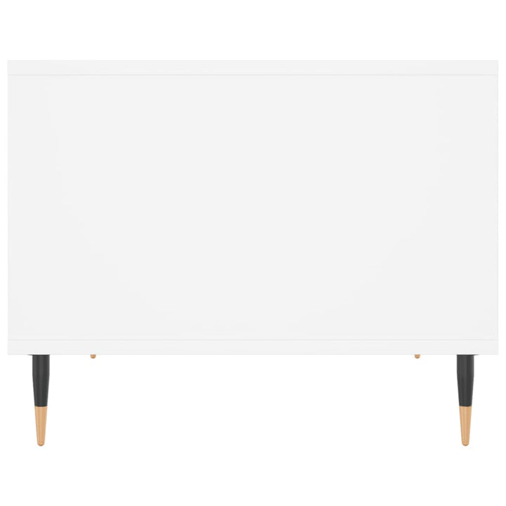 sofabord 60x50x40 cm konstrueret træ hvid