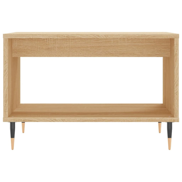 sofabord 60x50x40 cm konstrueret træ sonoma-eg