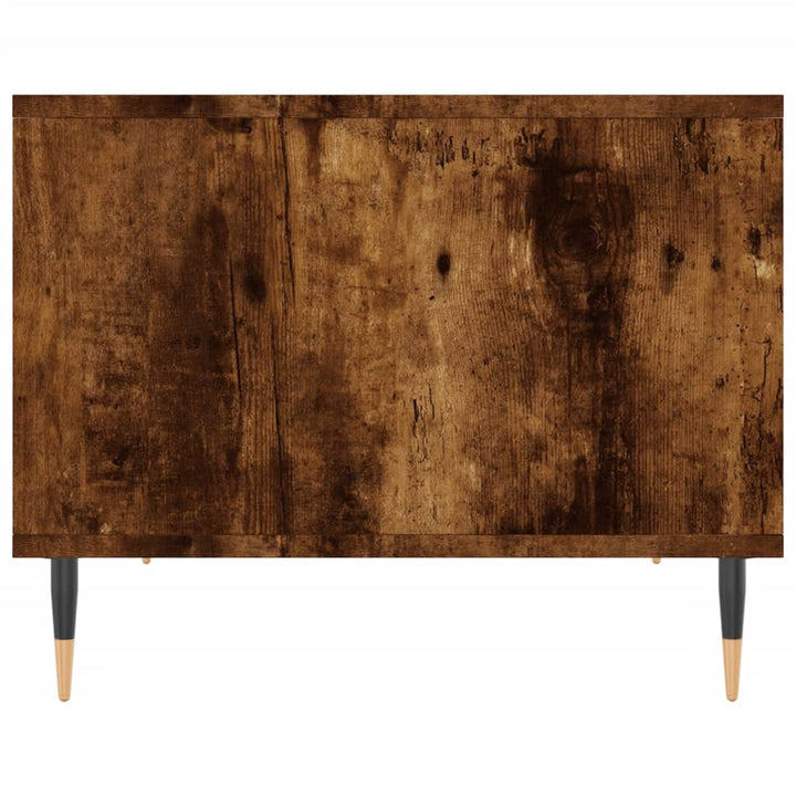 sofabord 60x50x40 cm konstrueret træ røget egetræsfarve