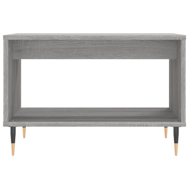 sofabord 60x50x40 cm konstrueret træ grå sonoma-eg