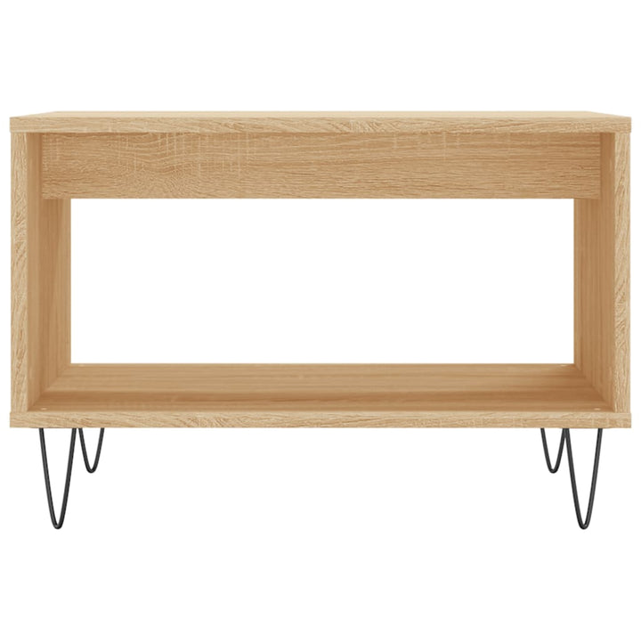 sofabord 60x50x40 cm konstrueret træ sonoma-eg