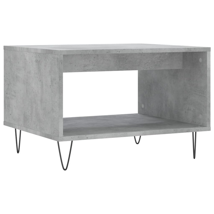 sofabord 60x50x40 cm konstrueret træ betongrå
