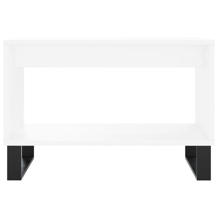 sofabord 60x50x40 cm konstrueret træ hvid