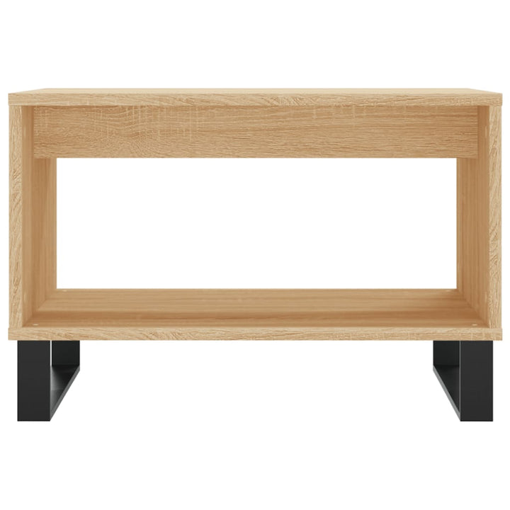 sofabord 60x50x40 cm konstrueret træ sonoma-eg