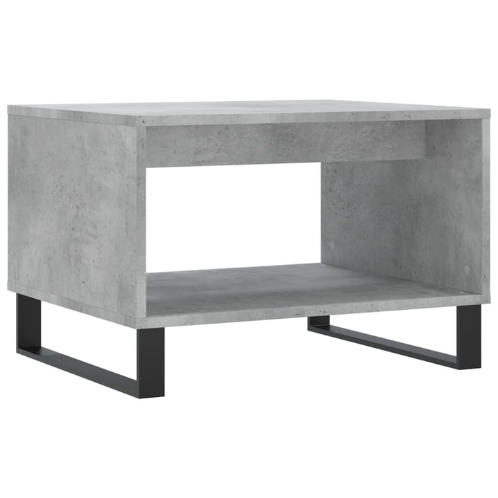 sofabord 60x50x40 cm konstrueret træ betongrå