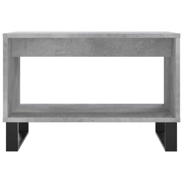 sofabord 60x50x40 cm konstrueret træ betongrå