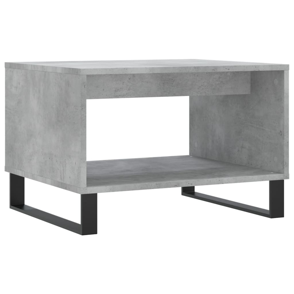 sofabord 60x50x40 cm konstrueret træ betongrå