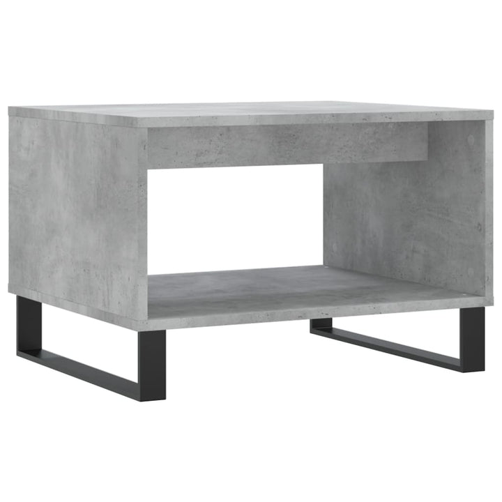 sofabord 60x50x40 cm konstrueret træ betongrå