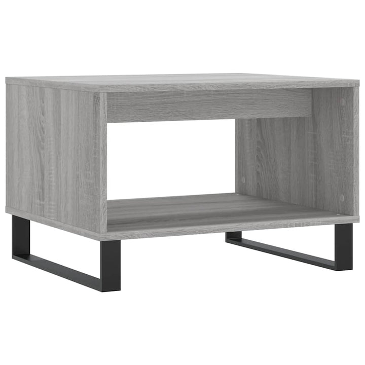 sofabord 60x50x40 cm konstrueret træ grå sonoma-eg