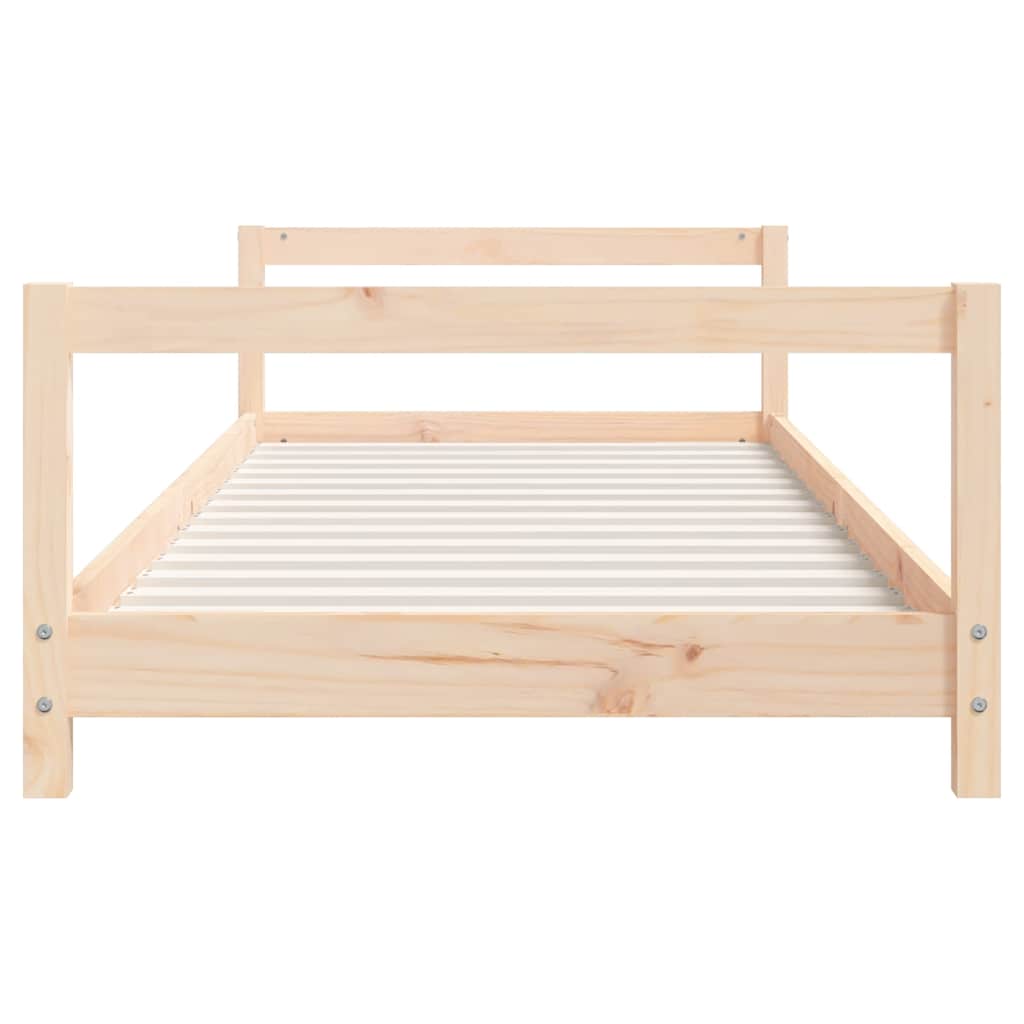 sengeramme til juniorseng 80x200 cm massivt fyrretræ