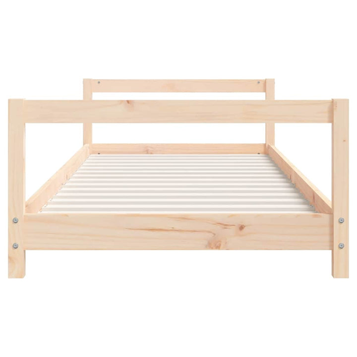sengeramme til juniorseng 80x200 cm massivt fyrretræ