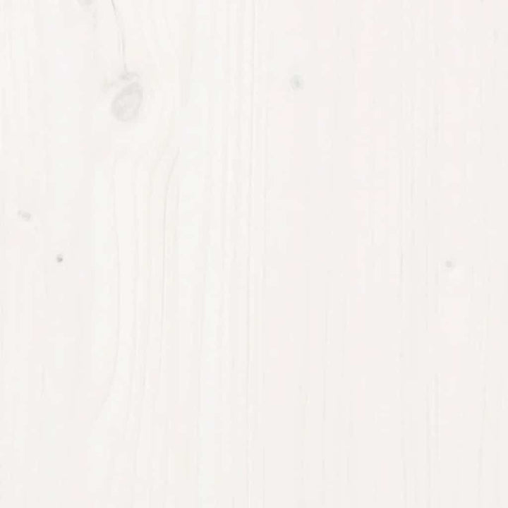 sengeramme til juniorseng m. skuffer 80x200 cm massivt fyr hvid