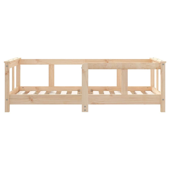 sengeramme til juniorseng 70x140 cm massivt fyrretræ