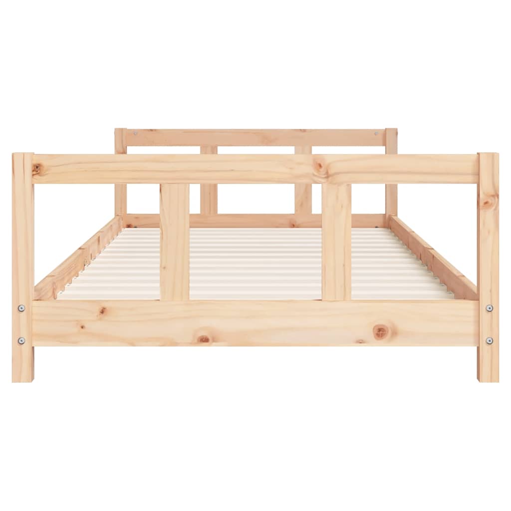 sengeramme til juniorseng 90x190 cm massivt fyrretræ