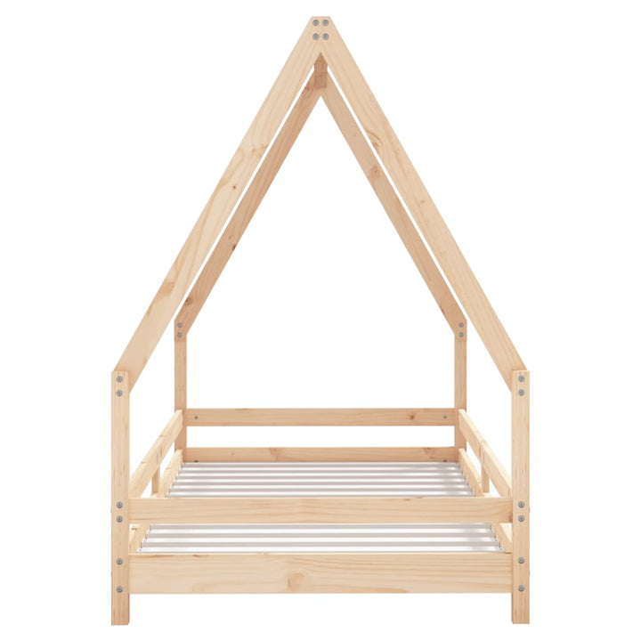 sengeramme til juniorseng 90x190 cm massivt fyrretræ