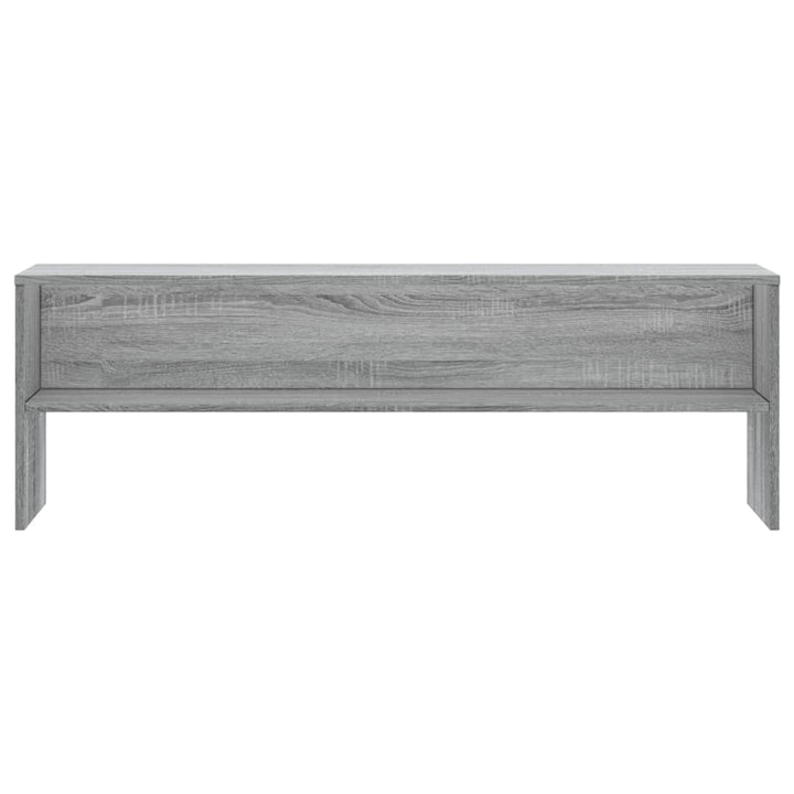 tv-bord 120x40x40 cm konstrueret træ grå sonoma-eg