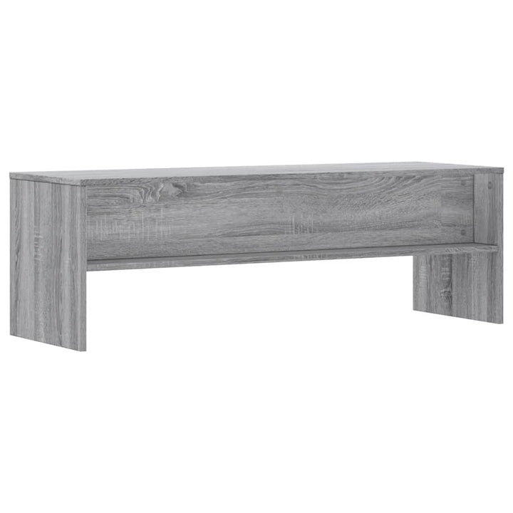 tv-bord 120x40x40 cm konstrueret træ grå sonoma-eg