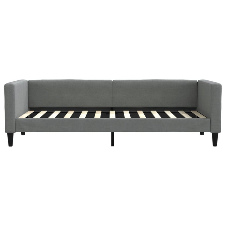 daybed med madras 80x200 cm stof mørkegrå
